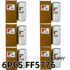 6 Pack Fleetguard FF5776 Fuel Filter Fit For ISX Cummins 2893612
