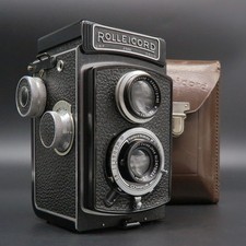 Rolleicord Ia type 3 w/CZJ Triotar f/4.5 7.5cm - Case - Fine vintage condition