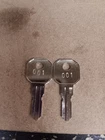 KOBALT 001 KOBALT KEY SET OF 2 KEYS TOOLBOX FREE SHIPPING