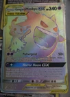 Pokémon Gengar & Mimikyu GX Secret Rare 186/181 Sm-Team Up Holo Card