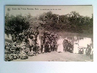 Belgisch-Kongo, Congo, Ecole des Frères Maristes, Buta, La marché pour les fils 