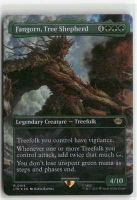 Fangorn, Tree Shepherd Borderless FOIL The Lord of the Rings MTG NM