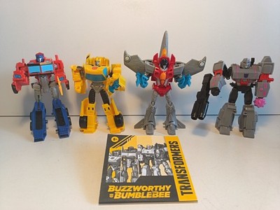 Transformers Buzzworthy Bumblebee 4 Stück Actionfiguren Set 
