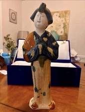 Antique Tang Dynasty Chinese Figure Statue Porcelain