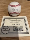 Tony Gwynn Signed Official National League Baseball w. Mounted Memories COA