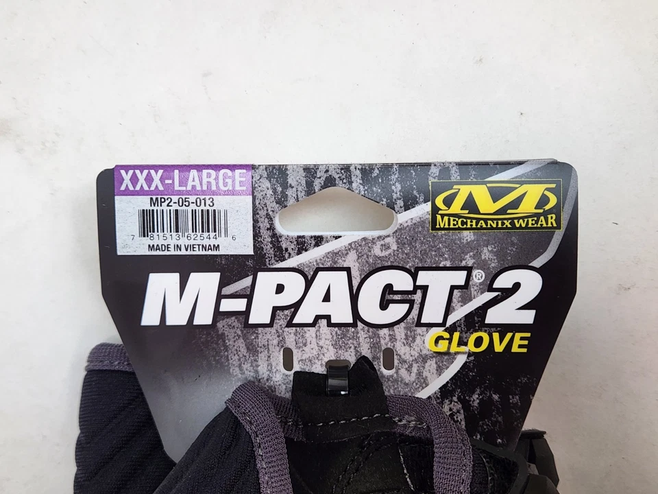 BRAND NEW Mechanix Wear M-Pact 2 II Gloves Black Impact Size XXXL Large 3XL - image 3 of 4