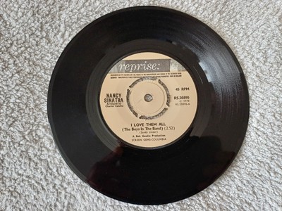 play ex-/vg+ Nancy Sinatra 7'' I Love Them All [The Boys In The  Band]/home 1970