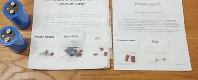 Crown D-150A Amplifier Restoration Kit repair upgrade recap capacitor PARTIAL