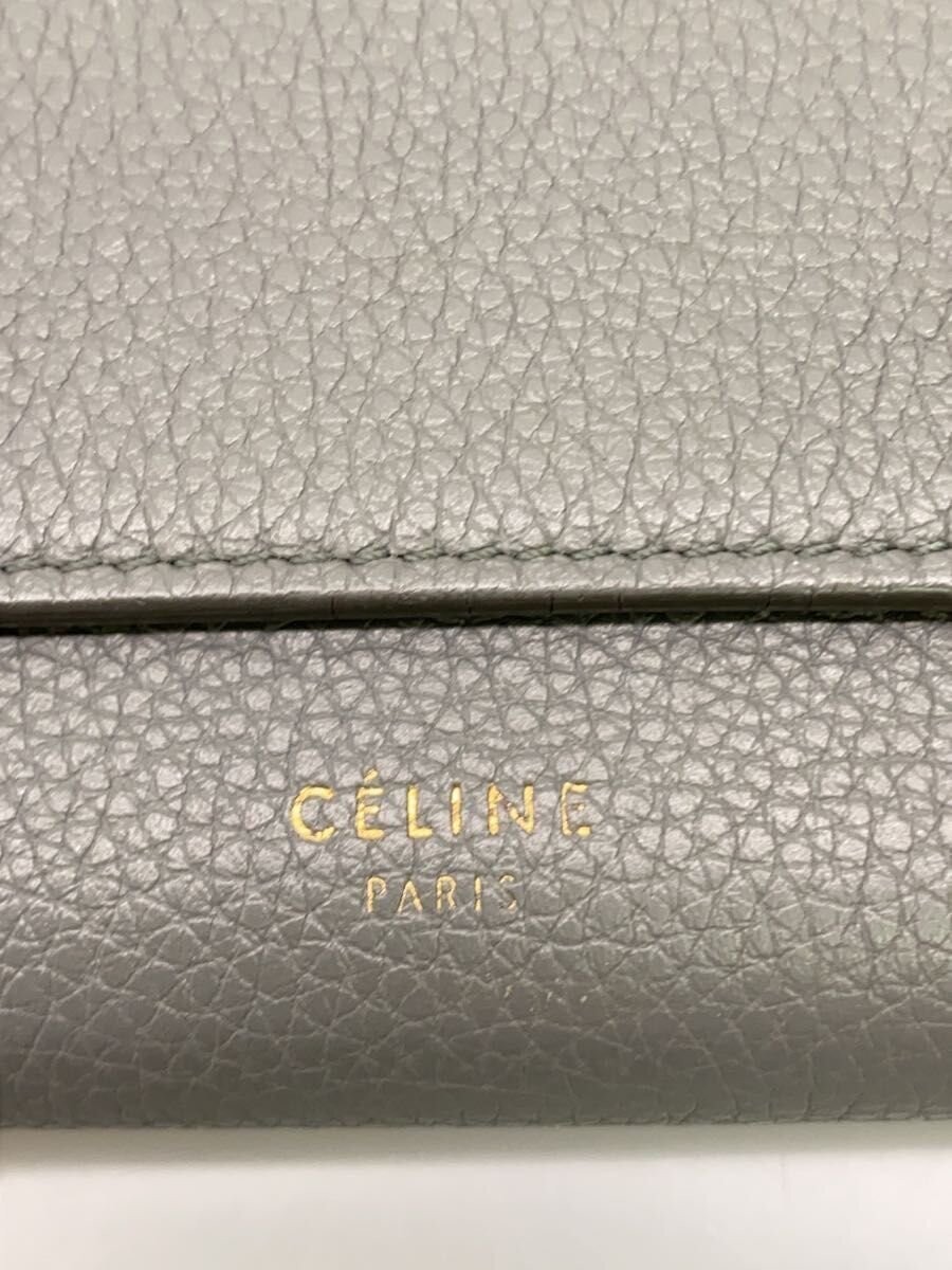 CELINE Small Folded Function Tri-fold Wallet - Bl… - image 3