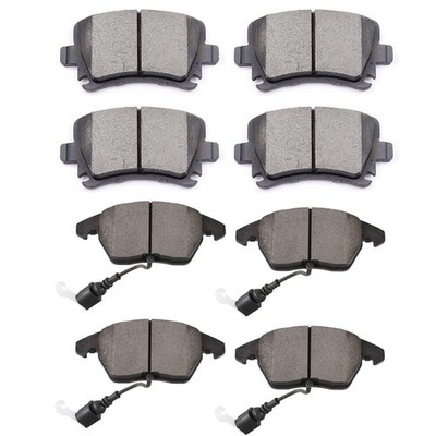 D1319 Semi-Metal Ceramic Brake Pads Front Rear Fit 2005-2017