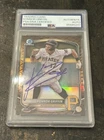 Konnor Griffin 2025 Bowman Chrome #BCP-86 Reptilian Pirates Autographed Card PSA