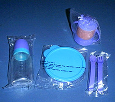 NEW Tupperware Toys BABY DOLLS FIRST SET 24671 - Sippy Cup, Spoon, Bottle, Dish
