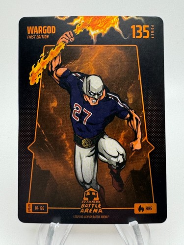 Bo Jackson Battle Arena MIKE TROUT WARGOD Fire Battlefoil BF-126