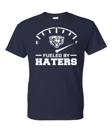Chicago Bears Fueled By Haters T-Shirt Bears Sizes (S-5XL) & Youth Kids - Picture 10 of 12