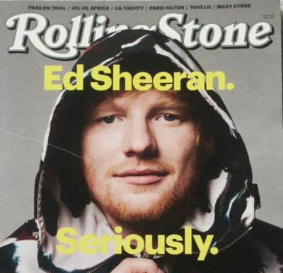 Rolling Stone Magazine 1374 Ed SHEERAN Paris Hilton Pras Climate Change Miley