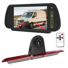 Backup Camera for Transporter Sprinter W906 2007-2018/Crafter Truck Vans+Monitor
