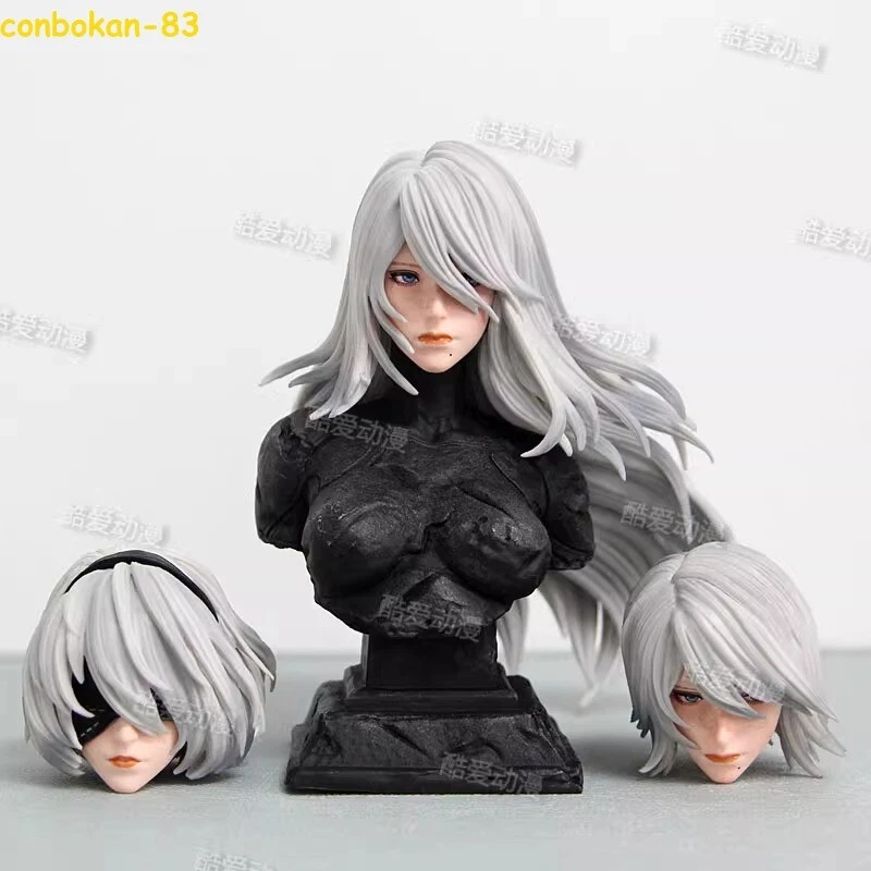 NieR:Automata YoRHa No. 2 Type B 19in PVC Figure Anime Statues w/ 3 Heads Boxed - Image 4 of 4