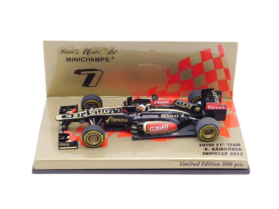 MINICHAMPS 1:43 LOTUS F1 TEAM RÄIKKÖNEN SHOWCAR 2013 E21 413130077 Formel 1 - Bild 3 von 4