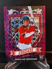 Geraldo Perdomo RC 2021 Paini Chronicles Crusade Purple Velocity #8 - Arizona