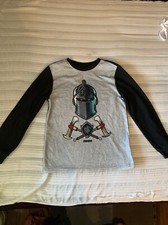 FORTNITE kids 10/12 Fleece Pajama Top Flame Resistant