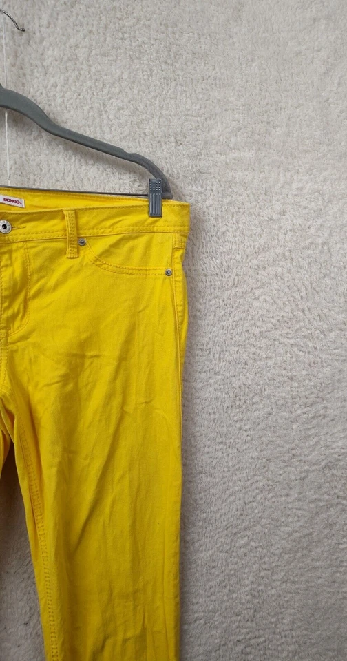 Бонго женщин брюки 13 желтый хлопок смесь прямой регулярный крой узкие брюки - Изображение 3 из 4
