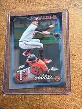 2024 Topps Chrome Baseball # 156 Carlos Correa 1