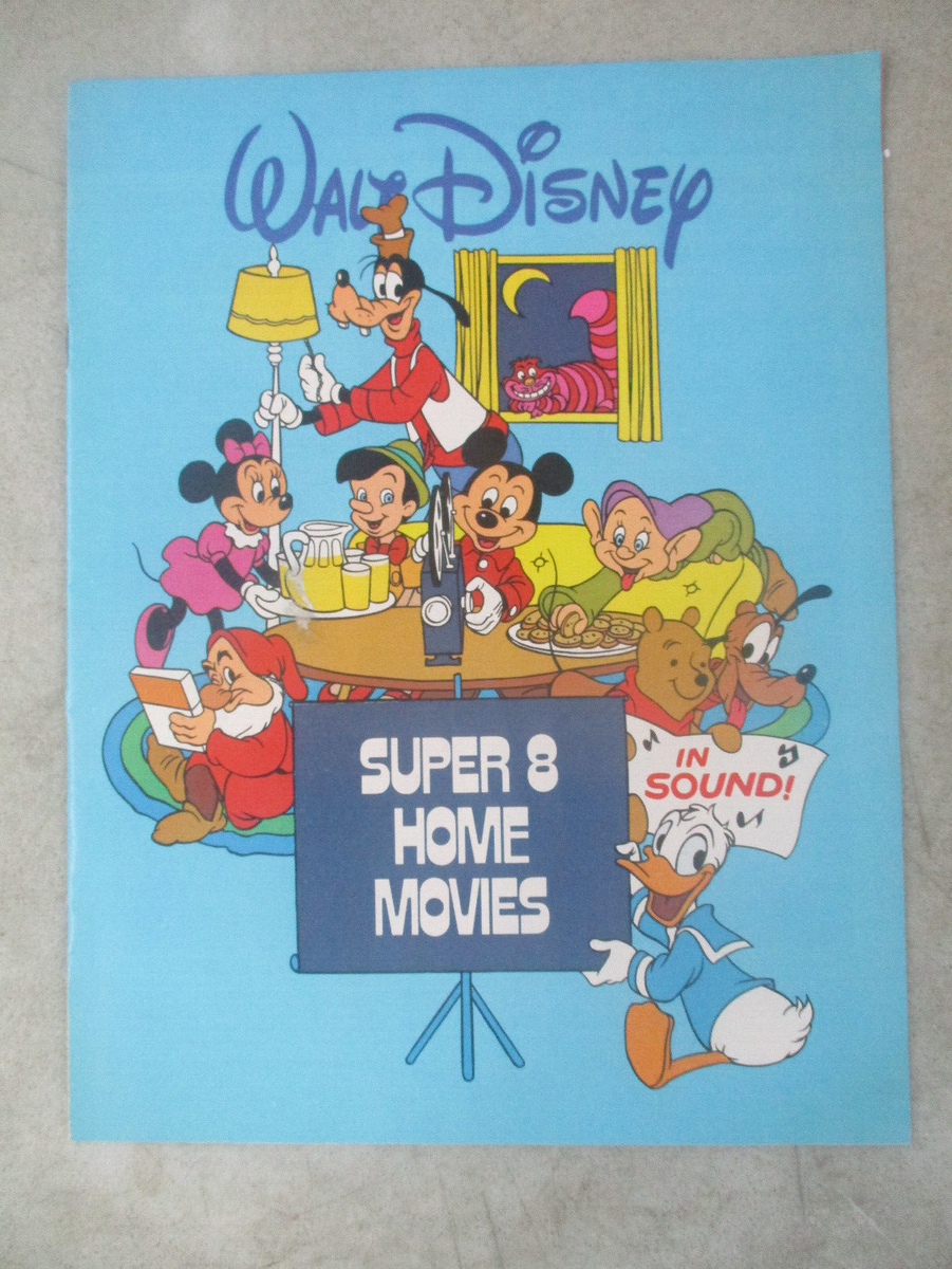 VINTAGE 1978 WALT DISNEY SUPER 8 HOME MOVIES CATALOG | eBay