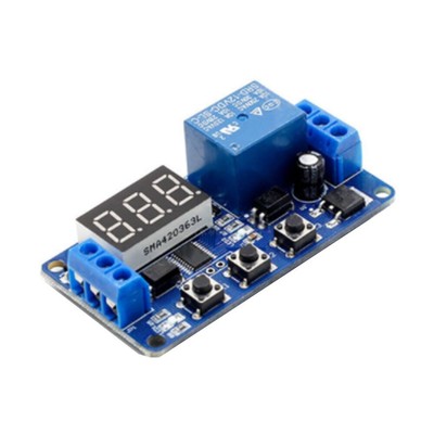 5PCS DC 12V LED Display Digital Delay Timer Control Switch Module PLC Automation