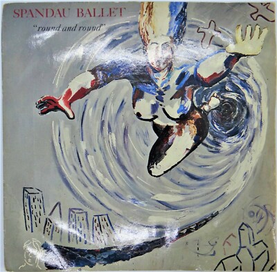 Spandau Ballet   Round And Round / True 7'' Vinyl Single 1984 SILVER Pop SPAN6 UK