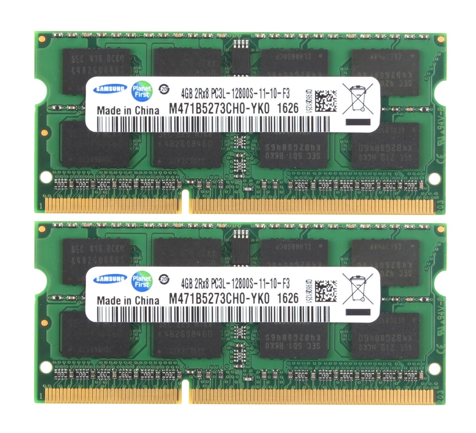 Samsung 16GB 4X 4GB 2RX8 DDR3L 1600MHz PC3L-12800S 204PIN SO-DIMM Laptop RAM 4 G - Image 3 of 4