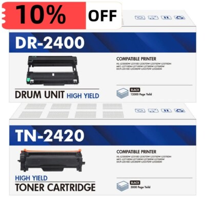 Toner/Trommel für Brother TN-2420 MFC-L2710DW MFC L2710DN HL-L2350DW DCP-L2530DW