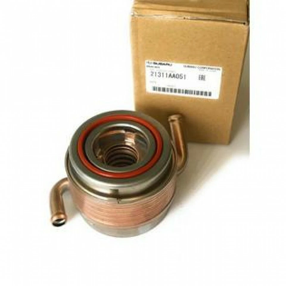 GENUINE SUBARU OEM OIL COOLER,WRX 2002-05 STi 2004-07 XT OUTBACK/LEGACY 2005-09 - Imagem 2 de 4