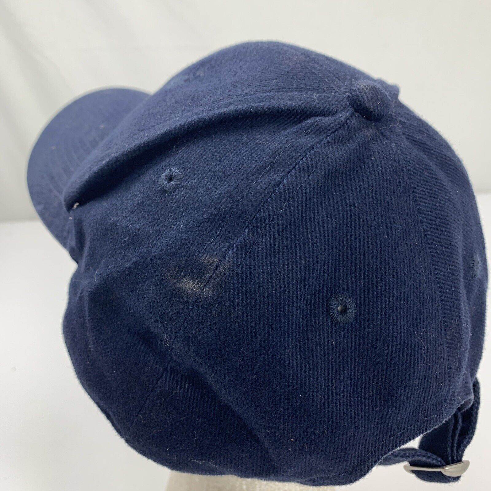 Basic Editions Blank Blue Ball Cap Hat Adjustable… - image 3