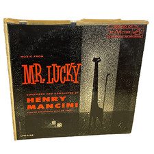 Henry Mancini Music From Mr. Lucky (Vinyl, 1960) RCA Victor LPM 2198 Good+ LP