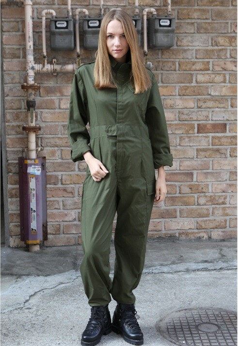 【値下げ】VINTAGE British Army Overall Green Vintage British Army green Overalls military jumpsuit flight