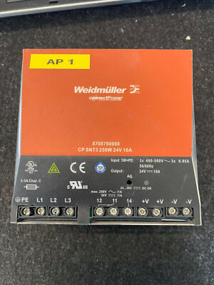 WEIDMULLER 8708700000 CP SNT3 250W 24V 10A [All]2