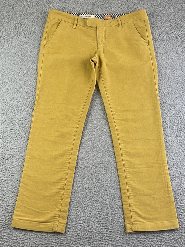 Anthropologie PILCRO Letterpress Straight Jeans Stretch Moleskin Sz 29 (33 x 29)