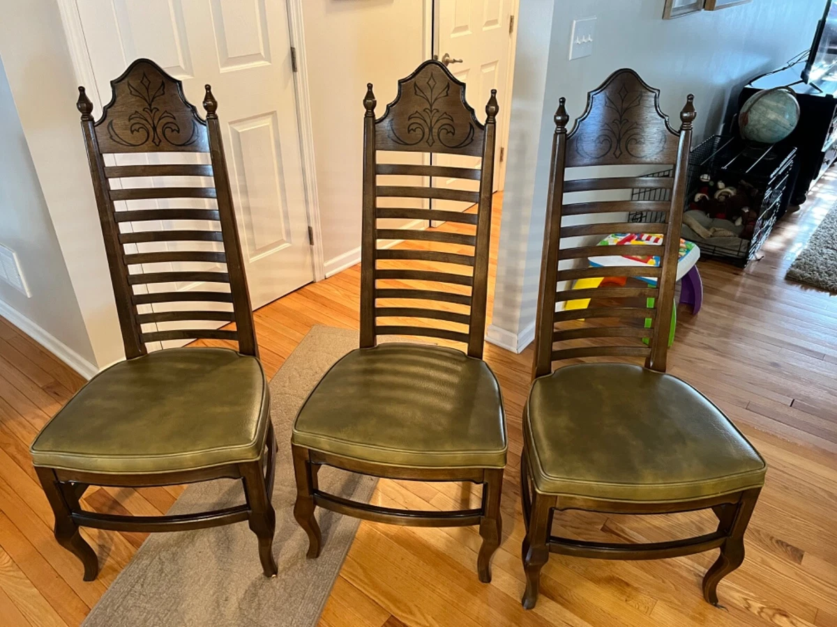 DREXEL HERITAGE Esperanto Collection Ladderback Dining Chair Mid Century MCM