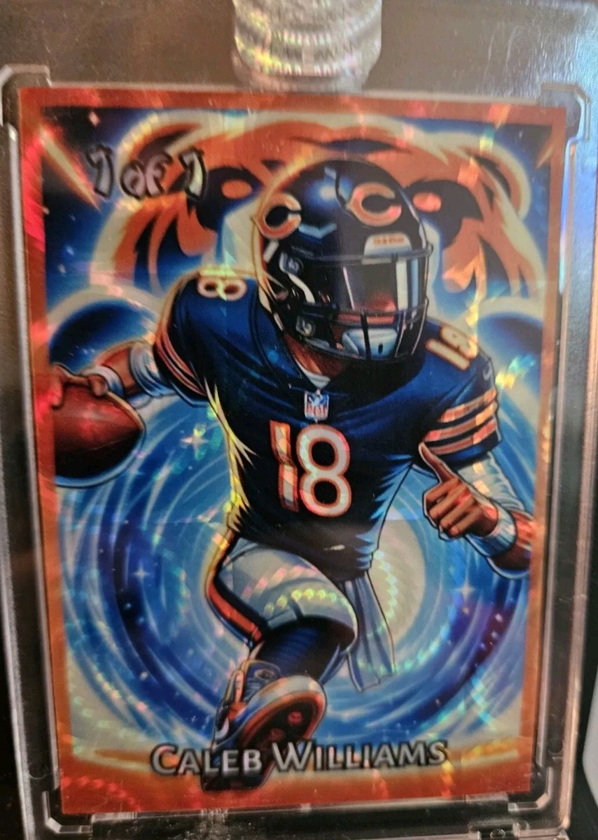 ケイレブ・ウィリアムズ ボブルヘッド Caleb Williams 2024 Anime of Sport Manga Swag Cartoon Orange Blue