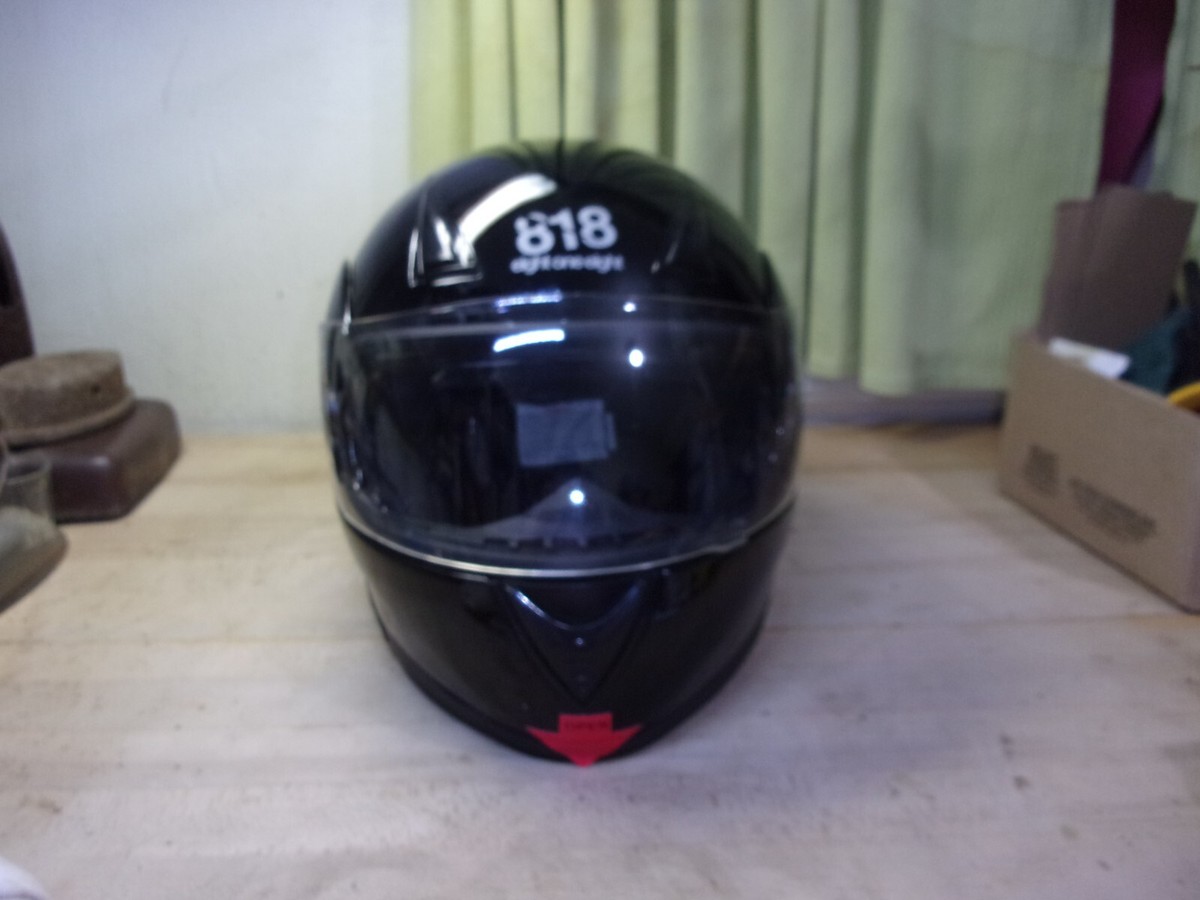 818 Full Face Motorcycle Helmet H-340 Size XL/61-62 H&H