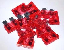 100 Pack ATC 10 Amp Standard Blade Style Fuse 10A Automotive Car Truck 10Amp