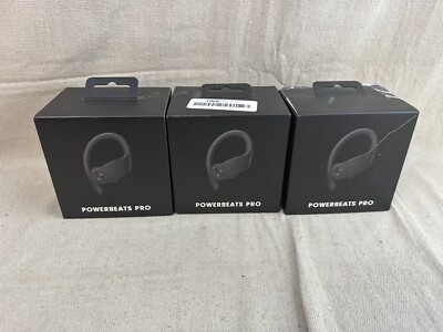 Beats by Dr. Dre Powerbeats Pro - EMPTY BOX ONLY BLACK LOT x 3
