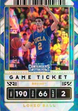 Lonzo Ball 2020-21 Contenders Draft Picks Cracked Ice Ticket 15/23 Variation #46