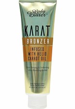 Body Butter Karat Dark Tanning Sunbed Bronzing Accelerator Lotion + Free Goggles