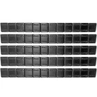 5 Strips BLACK COATED Wheel Weights 0.25 1/4 OZ STICK ON ADHESIVE TAPE - 60 Pc