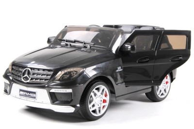 Black Mercedes Ml 63 12v Power Ride On Kids Car Powered Wheels Rc Remote 803516037825 Ebay