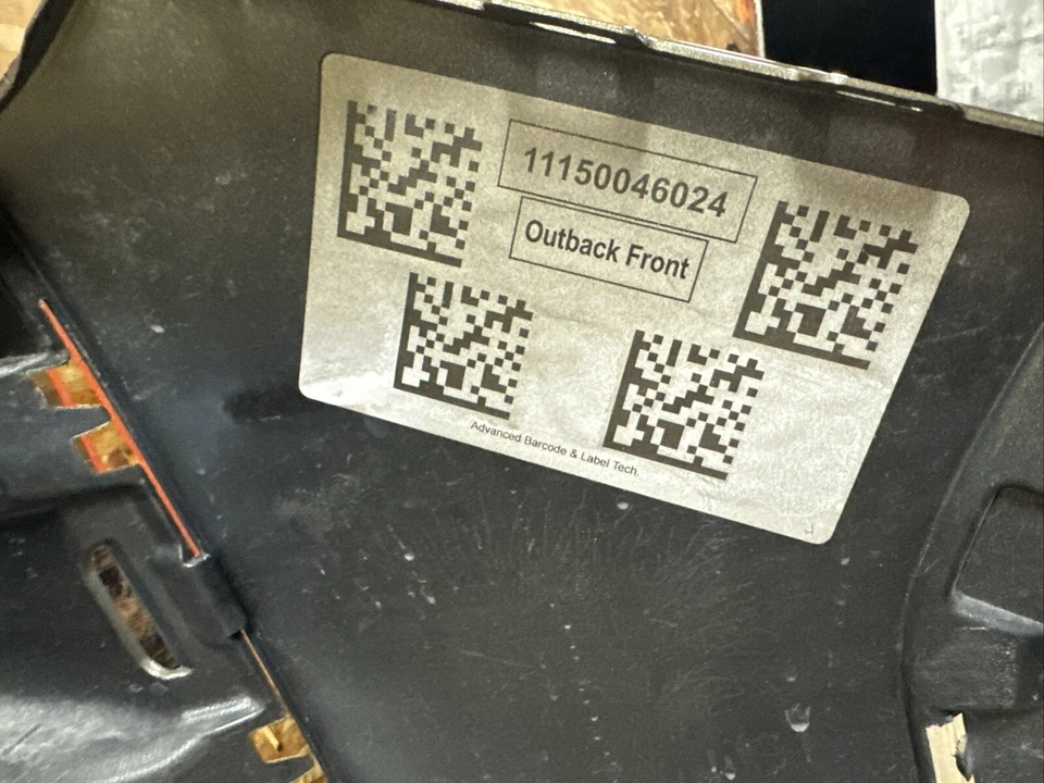 2023-2025 SUBARU OUTBACK CUBIERTA PARACHOQUES DELANTERO OEM 23 24 25 Foto 4 de 4