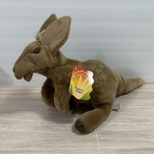 Folkmanis Kangaroo Mama With Baby Puppet Realistic NWT