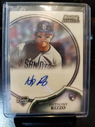 2011 ANTHONY RIZZO BOWMAN STERLING AUTOGRAPHS #4 SAN DIEGO PADRES MINT. - Picture 2 of 6