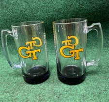 Boelter Brands NCAA Georgia Tech Blue Sport Beer Mug 25oz 2 Pack